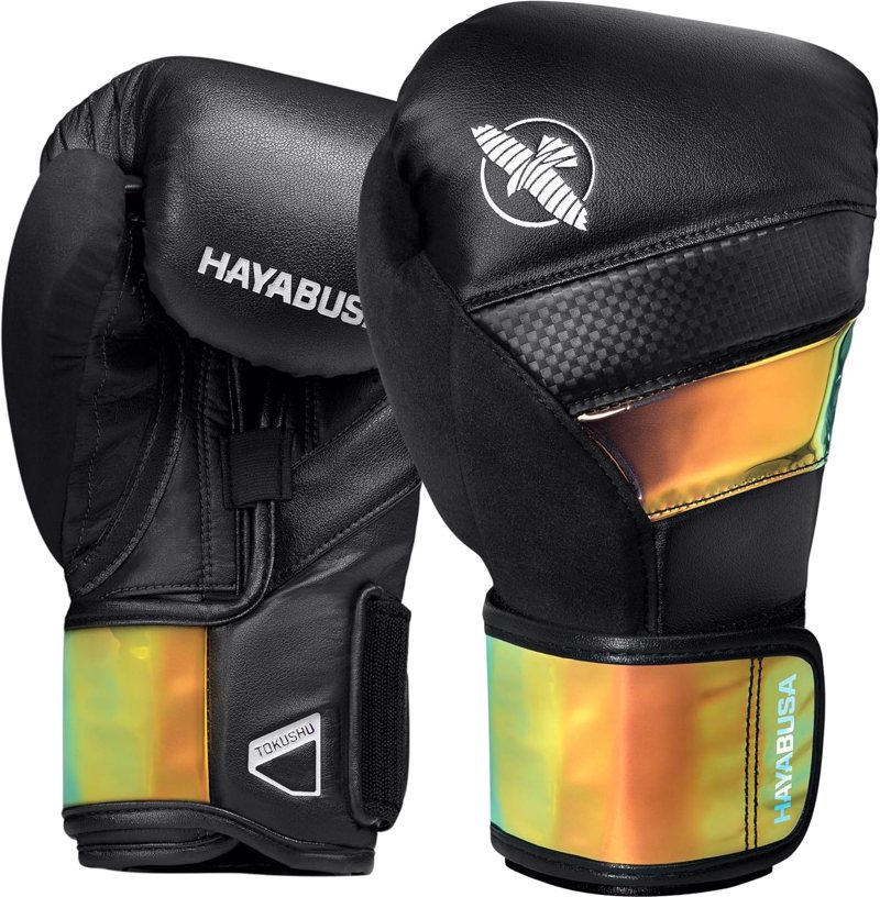 Hayabusa T3 Boxing Gloves -black/Iridescent 